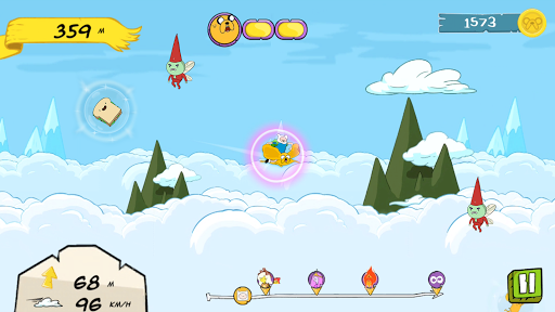 Adventure Time: Crazy Flight - Gameplay image of android game