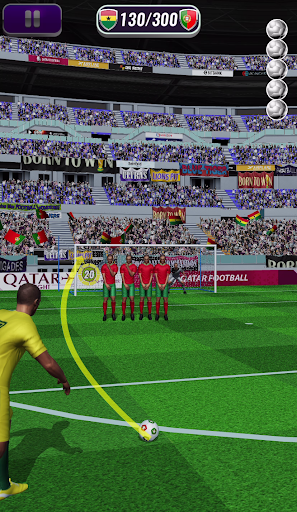 World Penalty Flick Soccer - Gameplay image of android game