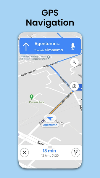 GPS Navigation Globe Map 3D - Image screenshot of android app