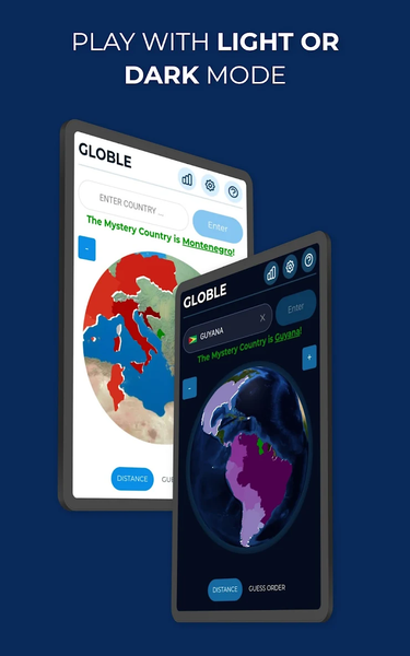 Globle - Guess the Country - Gameplay image of android game