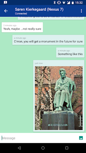 Bluetooth Chat - Image screenshot of android app