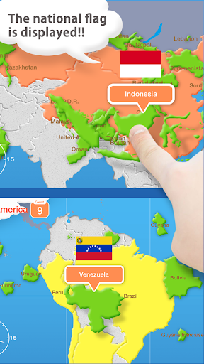 World Map Puzzle 168 Countries - عکس برنامه موبایلی اندروید