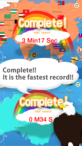 World Map Puzzle ۱۶۸ Countries - عکس برنامه موبایلی اندروید