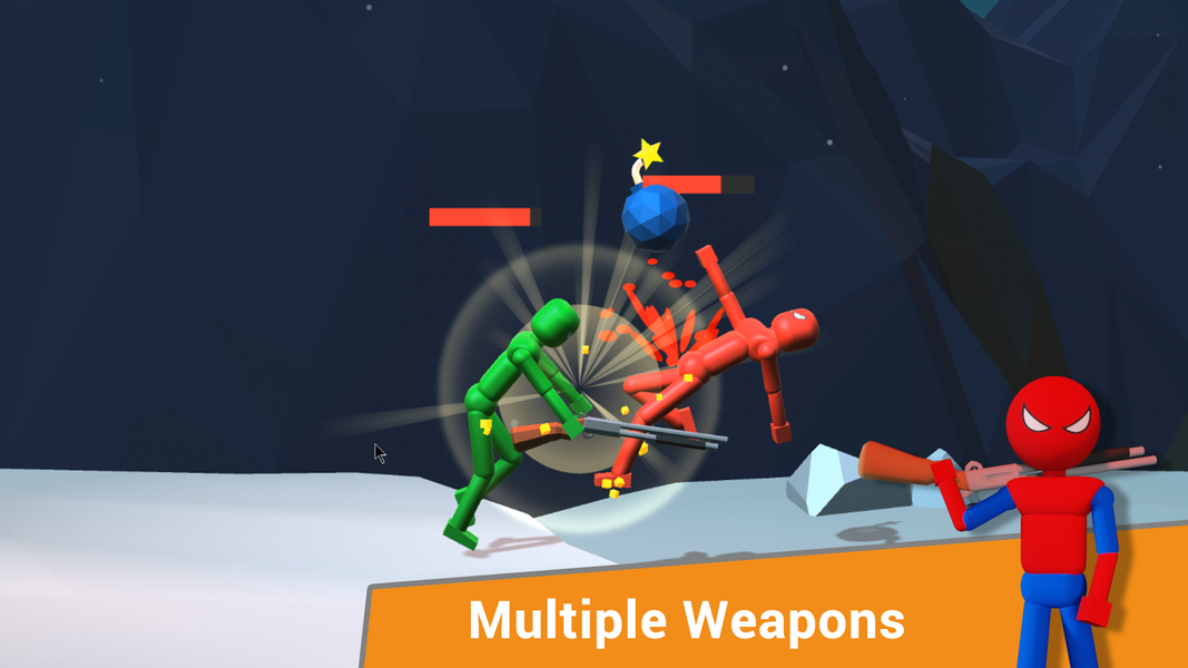 Stickman Power : Supreme Fight - Gameplay image of android game