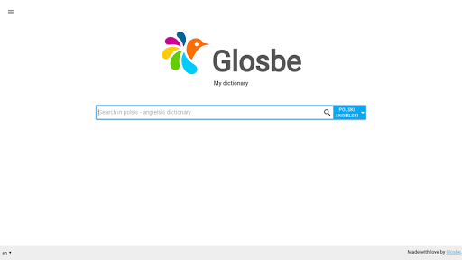 Glosbe Dictionary - عکس برنامه موبایلی اندروید