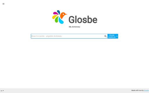 Glosbe Dictionary - عکس برنامه موبایلی اندروید