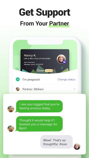 Pregnancy Tracker App | Glow - عکس برنامه موبایلی اندروید