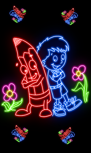 Glow Draw - Image screenshot of android app