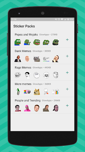 Meme Stickers for WhatsApp - Image screenshot of android app