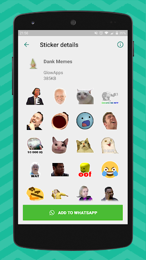 Meme Stickers for WhatsApp - Image screenshot of android app