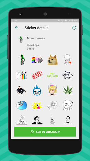 Meme Stickers for WhatsApp - Image screenshot of android app