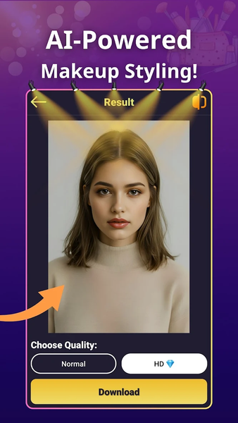 GlowMuse: AI Makeup Editor - عکس برنامه موبایلی اندروید
