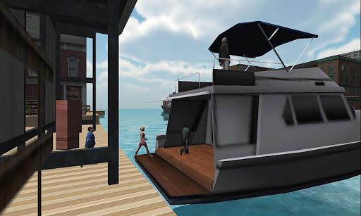 Big Cruise Cargo Ship Sim - Gameplay image of android game