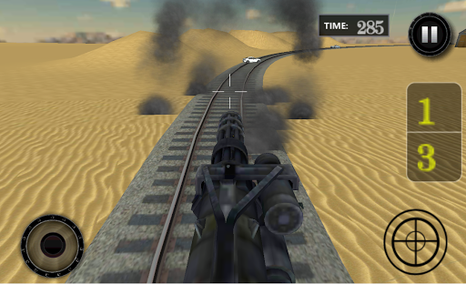 Gunship Bullet Train: Hurdles - Image screenshot of android app