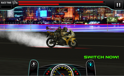 Drag Race : Heavy Bike Version - Gameplay image of android game