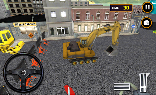 Road Building Vehicles Crew - Gameplay image of android game