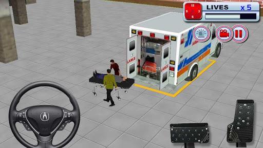 Ambulance Rescue 911 - Gameplay image of android game