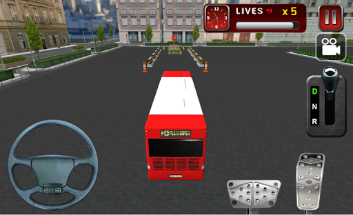3D Bus Parking Simulator - Gameplay image of android game