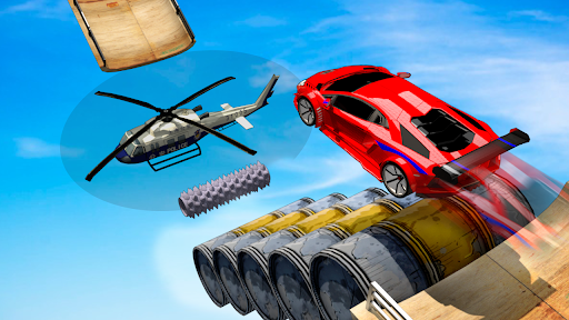 Mega Ramp Cars Racing Stunts - Image screenshot of android app