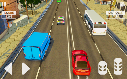 Real Highway Traffic Car Race - Gameplay image of android game