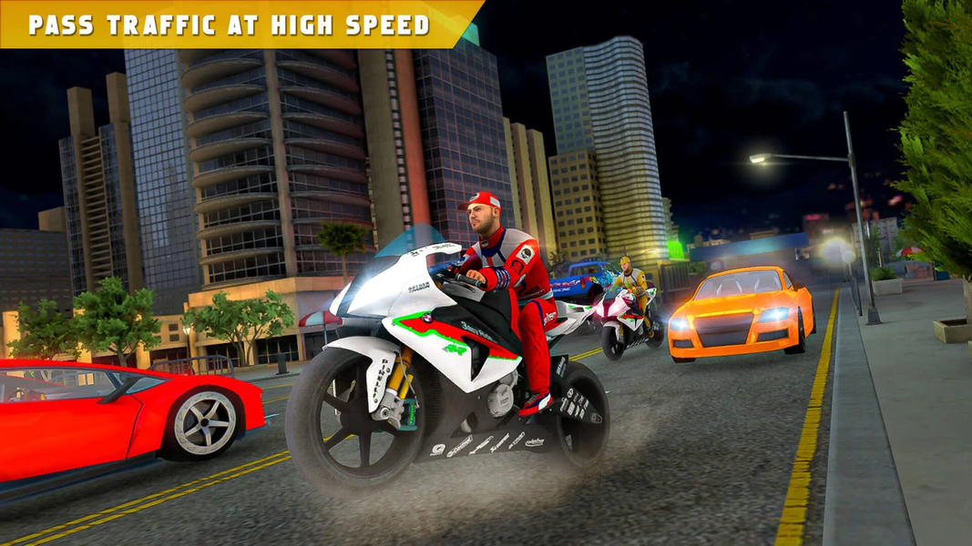 Highway Traffic Bike Race Moto - عکس بازی موبایلی اندروید