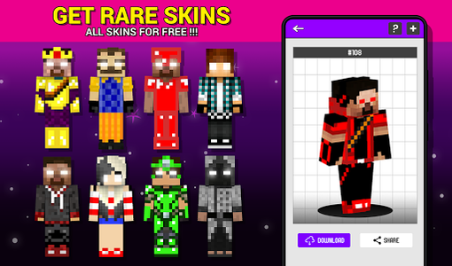 Herobrine Skins For MCPE GLSP for Android - Download