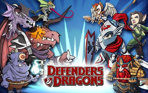 DEFENDERS & DRAGONS - Gameplay image of android game