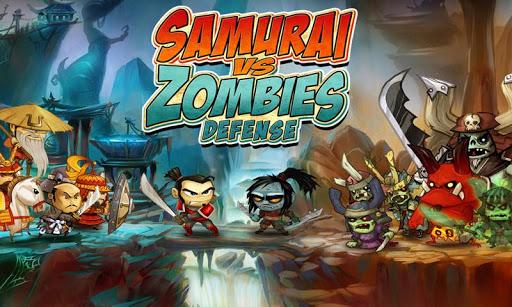 SAMURAI vs ZOMBIES DEFENSE - Gameplay image of android game