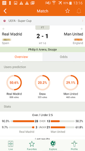Futbol24 soccer livescore app - عکس برنامه موبایلی اندروید