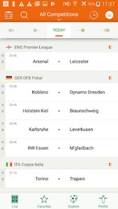 Futbol24 soccer livescore app - Image screenshot of android app