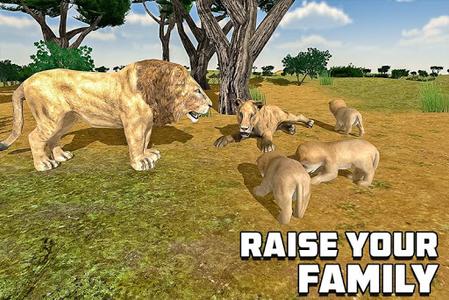 Furious Lion Family Sim - عکس بازی موبایلی اندروید
