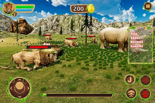 The Lion Online - Gameplay image of android game