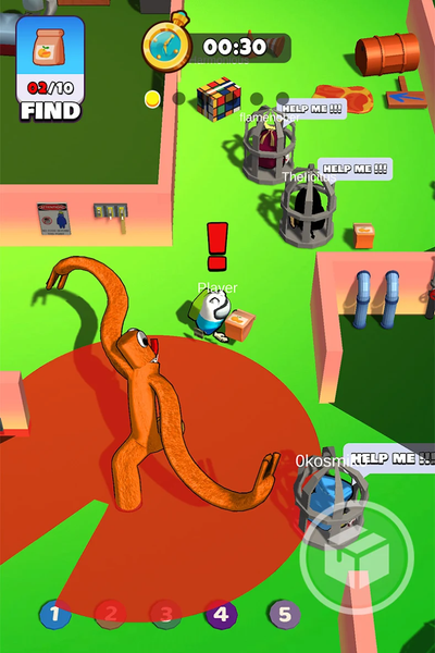 Hide N seek: Survival Rainbow - عکس بازی موبایلی اندروید