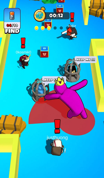 Hide N seek: Survival Rainbow - عکس بازی موبایلی اندروید