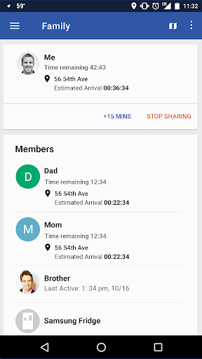 Glympse - Share GPS location - عکس برنامه موبایلی اندروید