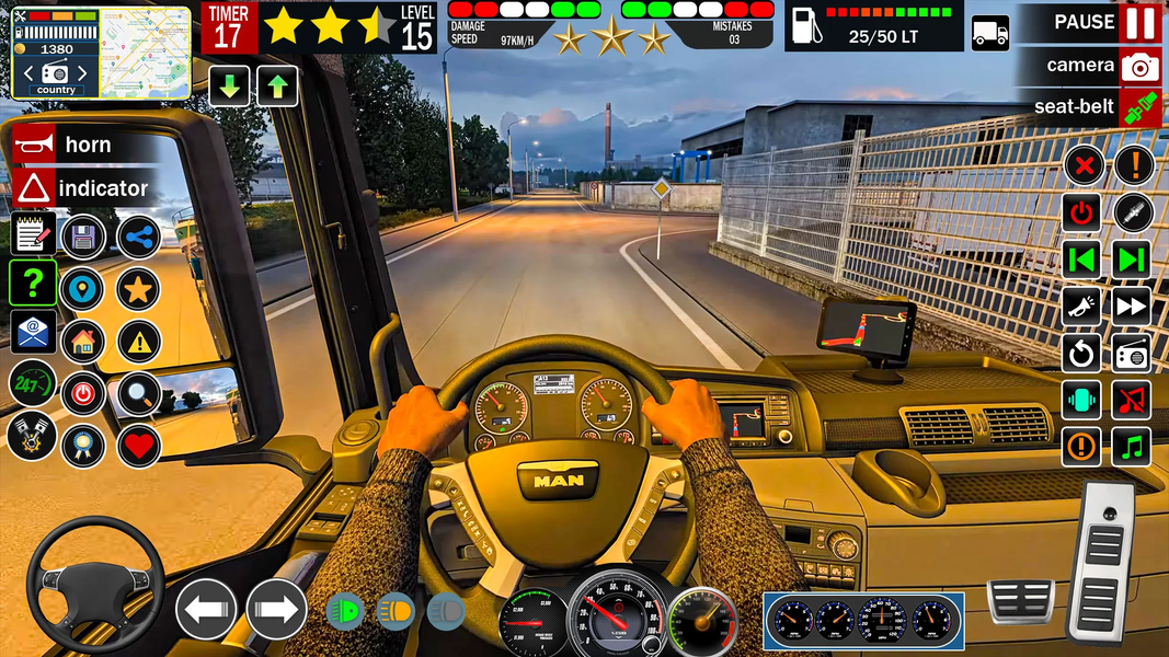 Euro Truck: Army Truck Driving - عکس بازی موبایلی اندروید