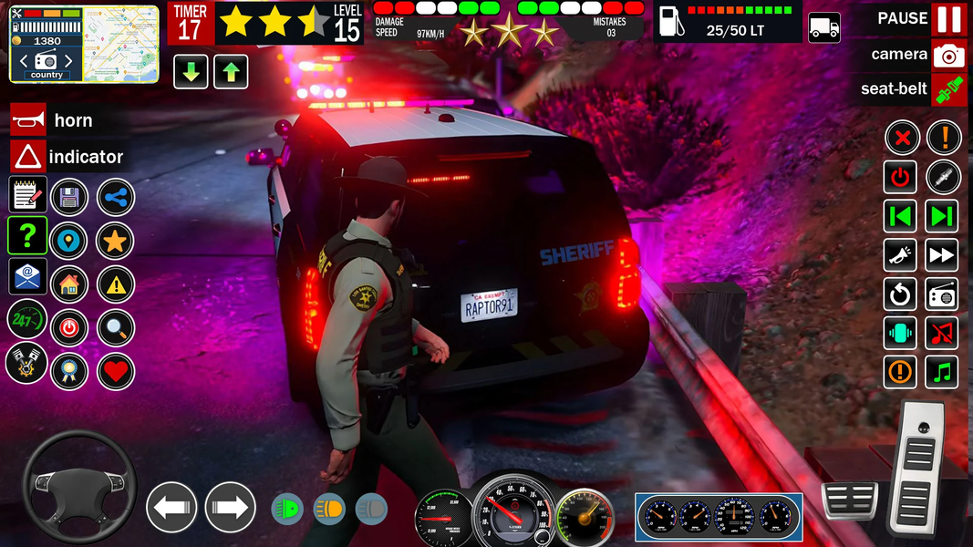 Police Car Games ۳D: Car Game - عکس بازی موبایلی اندروید