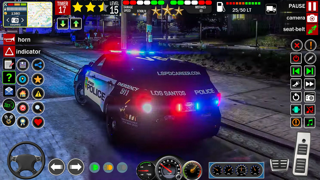 Police Car Games ۳D: Car Game - عکس بازی موبایلی اندروید