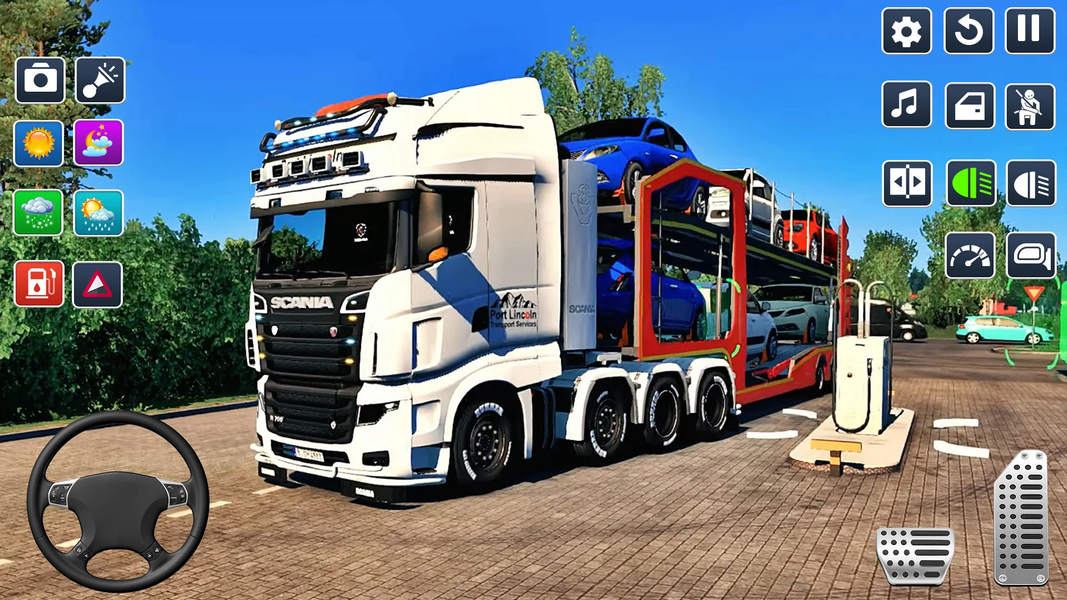 Truck Game ۳D US Truck Driving - عکس بازی موبایلی اندروید