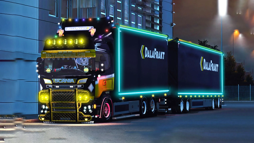 Euro Truck Driving Games 2024 - Gameplay image of android game