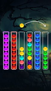 Bubble Sort Color Puzzle - Gameplay image of android game