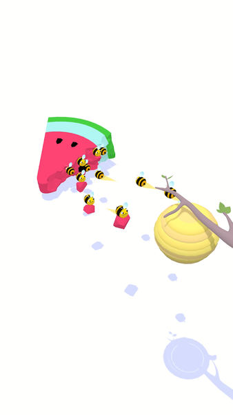 Idle Bee Hive - Gameplay image of android game