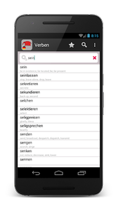 14000 German verbs - عکس برنامه موبایلی اندروید