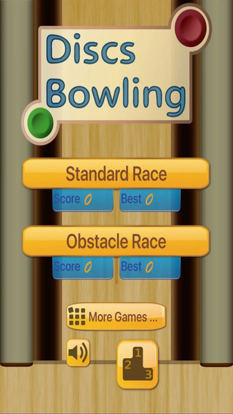 Discs Bowling - Gameplay image of android game