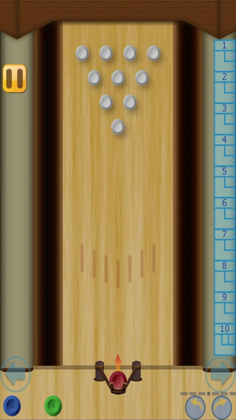 Discs Bowling - Gameplay image of android game