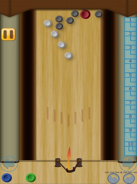 Discs Bowling - Gameplay image of android game