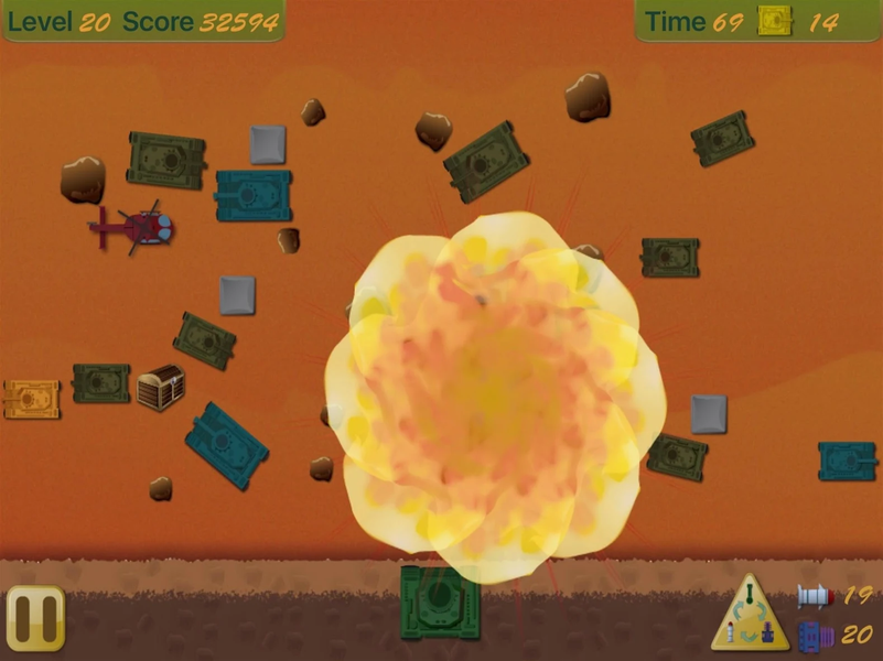 Shooting Tanks - Gameplay image of android game