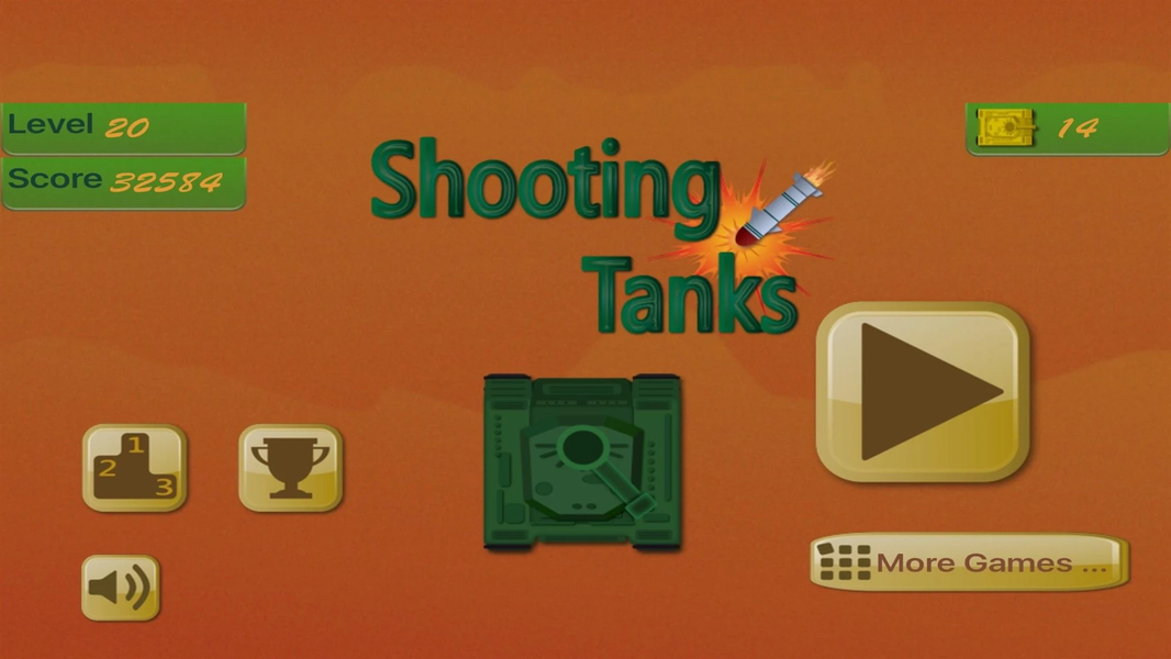 Shooting Tanks - Gameplay image of android game