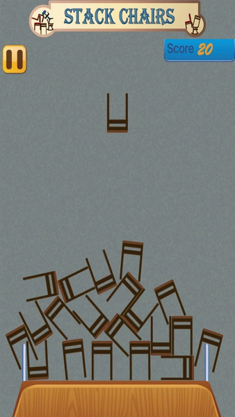 Stack Chairs - Gameplay image of android game