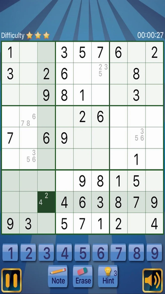 Sudoku - The Way of Kings - Gameplay image of android game